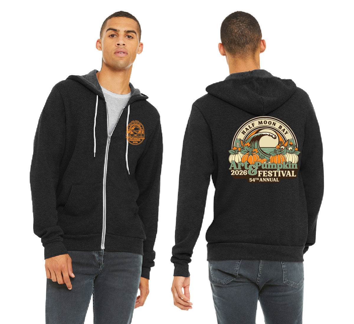 Zip-up hoodie