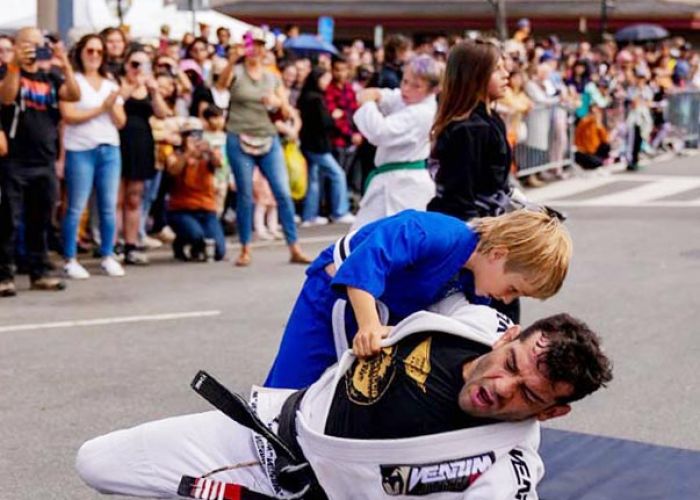 Martial Arts School Entertains with Demonstrations